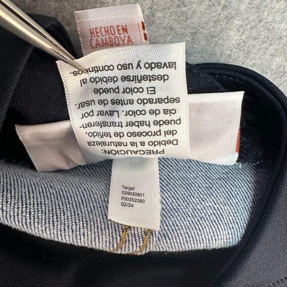 Isabel by Ingrid+Isabel Flare Maternity Jeans WMN 16 Blue Ankle Bootcut Med Wash - Picture 5 of 9